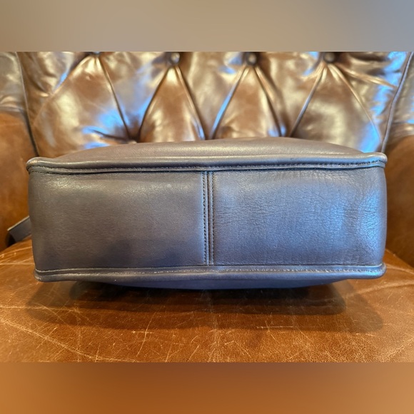 VTG COACH #9927 Willis Top Handle Satchel Leather Bag Mahogany Brown 2000 Y2K - Picture 9 of 11